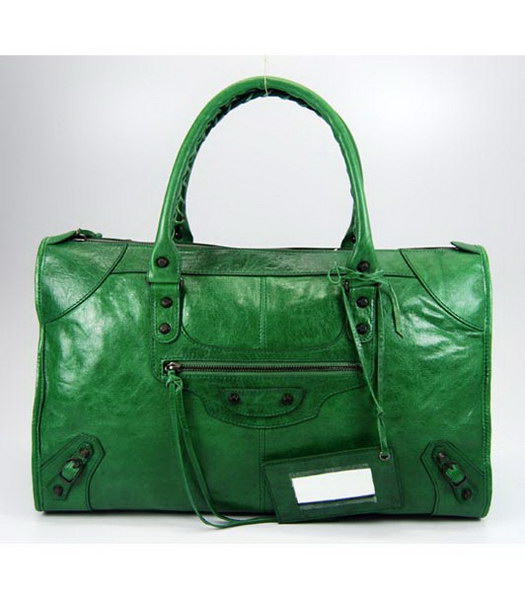 Custodia in pelle di Balenciaga Giant City Bag Arancione